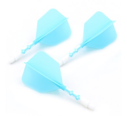 Flight/shaft Cuesoul Rost AK57 T19 Shape Acqua Blanc Medium 