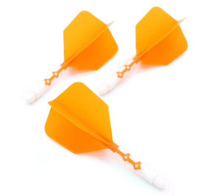 Flight/shaft Cuesoul Rost AK57 T19 Shape Orange Blanc Intermédiaire 
