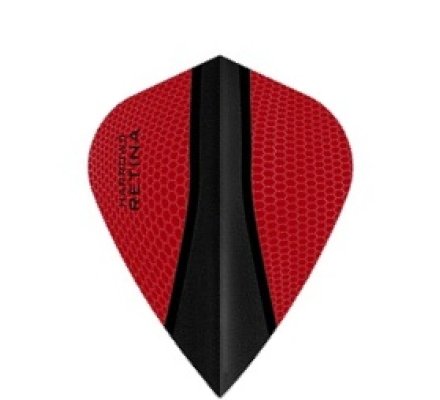 Lot de 3 ailettes de fléchette Kite Harrows Retina-X Rouge 377