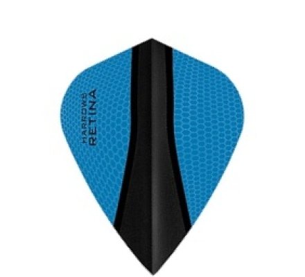 Lot de 3 ailettes de fléchette Kite Harrows Retina-X Bleu 382