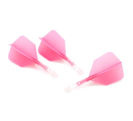 Flight/shaft Cuesoul Rost AK57 T19 Shape Pink Clear Courte