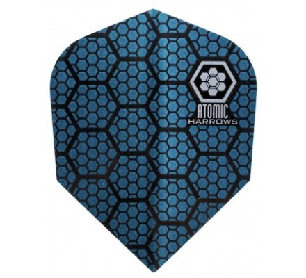 Lot de 3 ailettes de fléchette standard Atomic Blue 3301