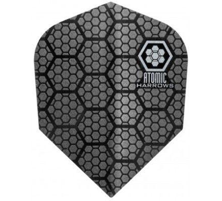 Lot de 3 ailettes de fléchette standard Atomic Silver 3300