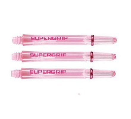 Lot de 3 tiges de fléchettes Supergrip Rose Inter SP002