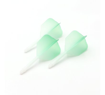 Flight/shaft Cuesoul Rost AK5 Shape Gradient Lime verte Intermédiaire