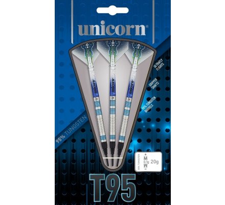 Fléchettes nylon Unicorn T95 Core XL Blue18 gr