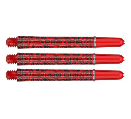 Lot de 3 Tiges de flechettes Target INK Pro Grip Rouge Medium 