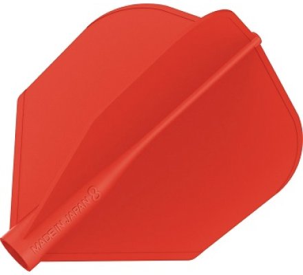 Ailettes 8 Flight Target Shape Rouge