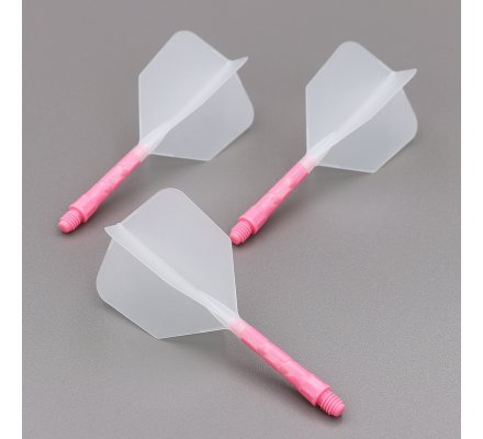 Flight/shaft Cuesoul Rost AK57 T19 Shape Clear Pink Intermédiaire