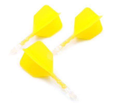 Flight/shaft Cuesoul Rost AK57 T19 Shape Jaune Clear Medium 