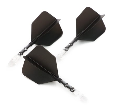 Flight/shaft Cuesoul Rost AK57 T19 Shape Black Clear Medium 