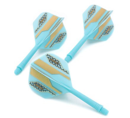 Flight/shaft Cuesoul Rost AK5 Golden Pattern Bleu