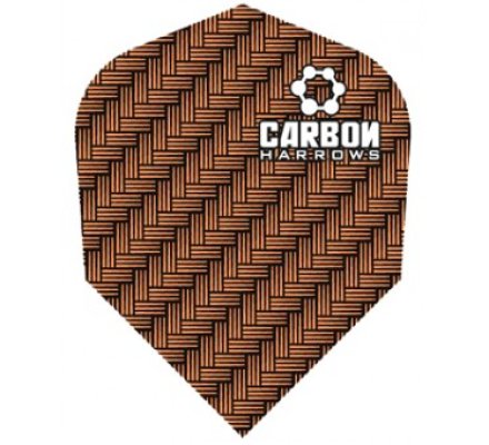 Lot de 3 ailettes de fléchette standard Carbon-Bronze-1201