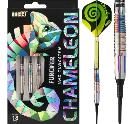 Jeu de fléchettes One80 Chameleon Furcifer 18 gr 