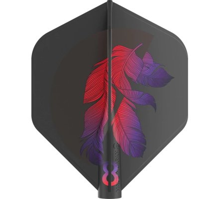 Ailettes 8 Flight Target Standard Stacey Pace Black Print