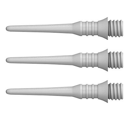 Pointes de fléchettes Mission Titan Blanche par 50