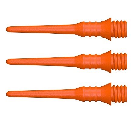 Pointes de fléchettes Mission Titan Orange par 50