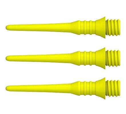 Pointes de fléchettes Mission Titan Jaune par 50