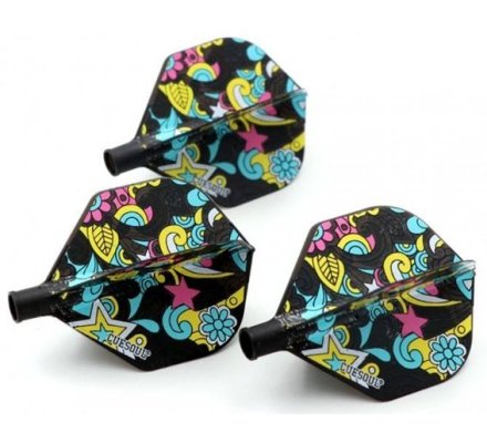 Flight/shaft Cuesoul Tero AK4 Standard Stars Black