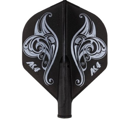 Flight/shaft Cuesoul Tero AK4 Standard Flower Black
