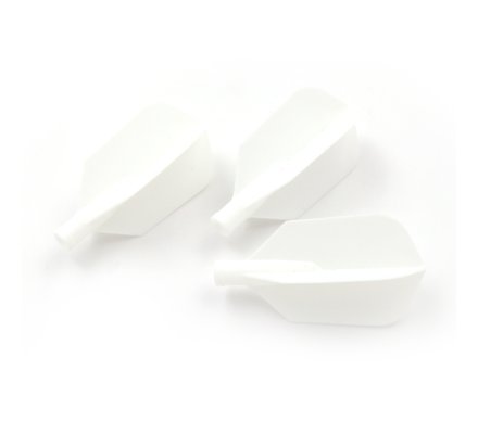 Flight/shaft Cuesoul Tero AK4 Slim Blanche