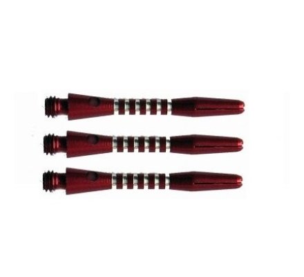  Lot de 3 tiges AR5-Aluminium-Rouge-Court AR356