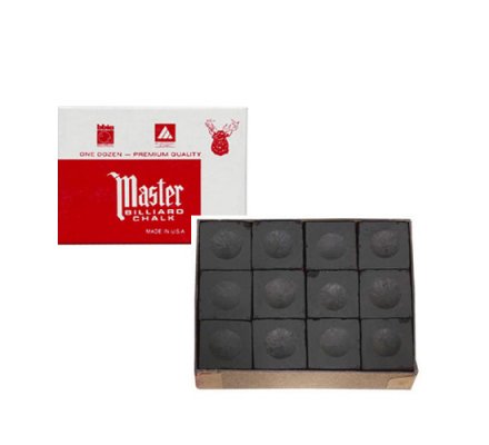 Craies Master Chalk-par paquet de 12-Noir