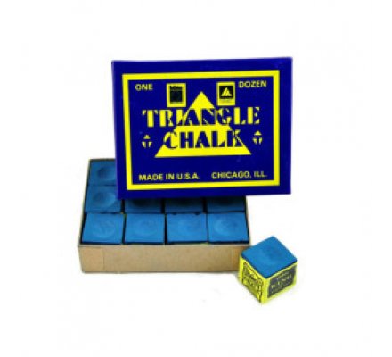 Craies Triangle Chalk-par paquet de 12-Bleu
