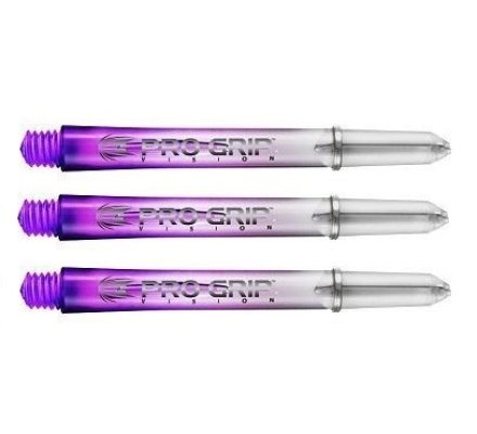 Lot de 3 Tiges de flechettes Target Pro Grip Vision Violet Inter P426