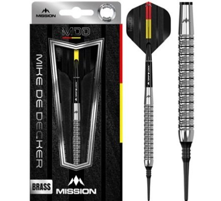 Jeu de fléchettes Mission Mike De Decker - Brass - 18 gr