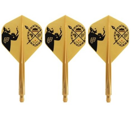 Condor AXE Dart Flights - Devon Petersen - Standard - Courte - Inspiration 4 - Mettalic Brown