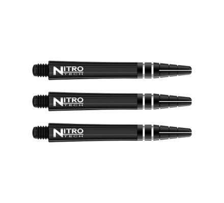 Lot de 3 tiges de fléchettes Red Dragon Nitrotech Black Medium