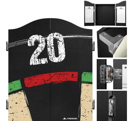 Kit Complet de cible de fléchettes traditionnelle Double 20