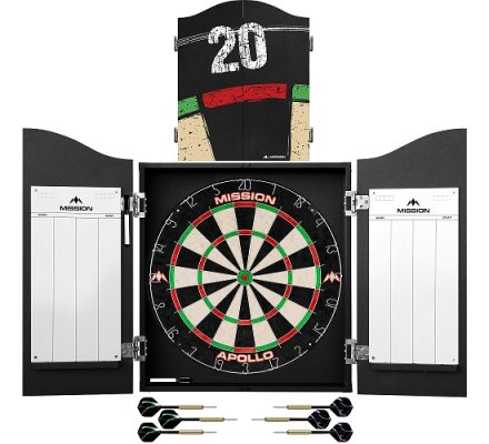 Kit Complet de cible de fléchettes traditionnelle Double 20