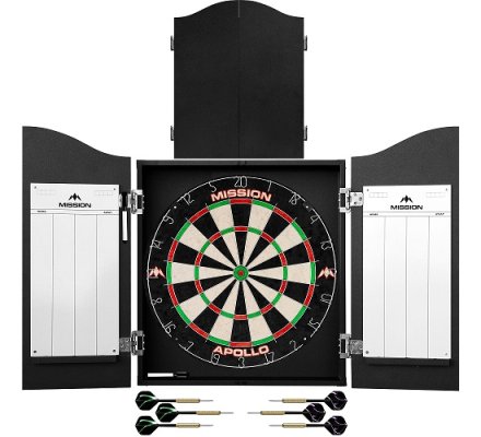 Kit Complet de cible de fléchettes traditionnelle Black