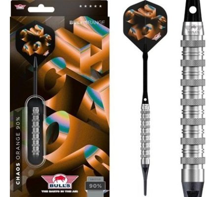 Flechettes Bull's Softtip Chaos Orange 20 gr