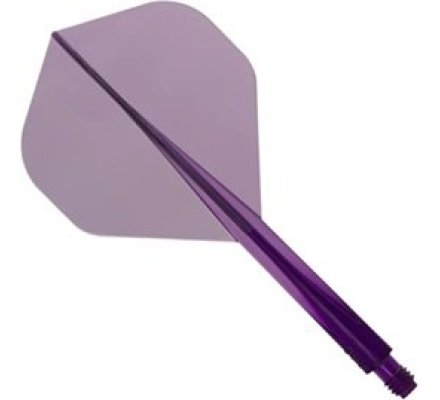 Flight/shaft Condor AXE Purple Transparent Courte 