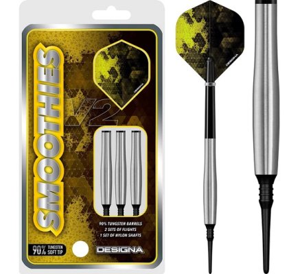 Fléchettes nylon Designa Smoothies V2 - M3 19 grs 