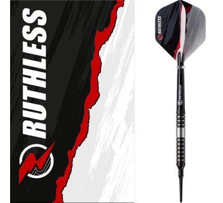 Fléchettes nylon Ruthless Night Hawk BW -  Black 18g