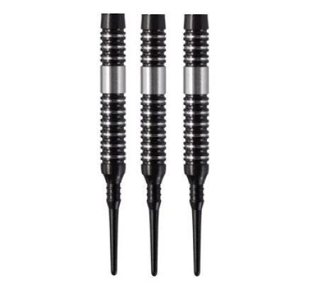 Fléchettes nylon Ruthless Night Hawk BW -  Black 18g