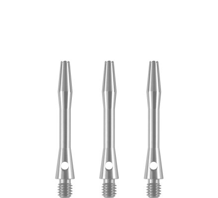 Tiges Alu Designa Argent Courte