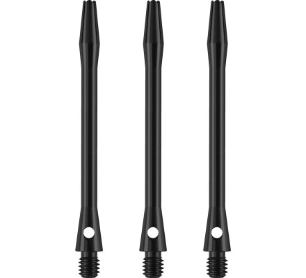 Tiges Alu Designa Black Longue 