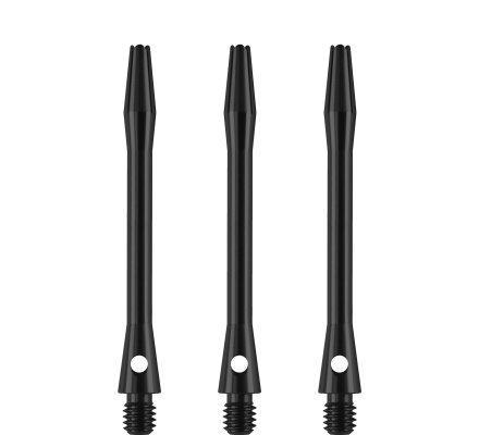 Tiges Alu Designa Black Medium