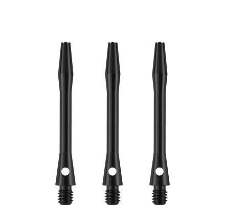 Tiges Alu Designa Black Intermédiaire