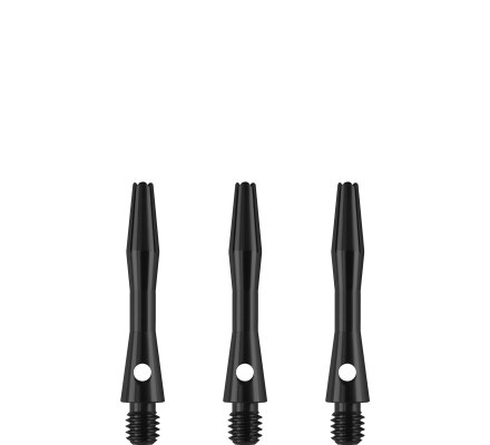 Tiges Alu Designa Black Ext-Courte