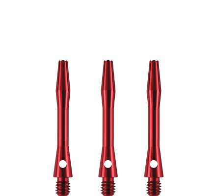 Tiges Alu Designa Rouge Courte