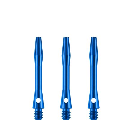 Tiges Alu Designa Bleu Courte