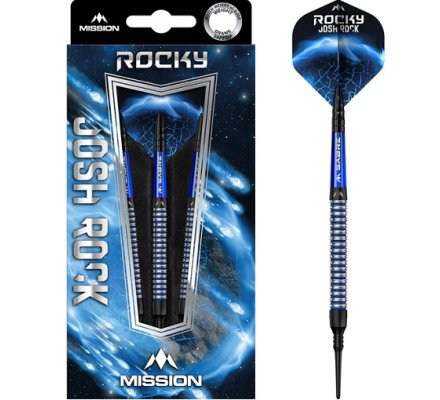 Jeu de fléchettes Mission Josh Rock - Black & Blue 