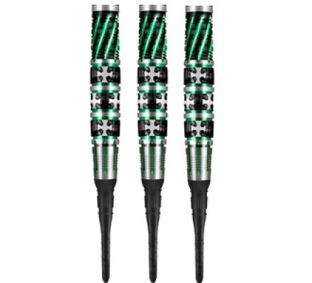 Flechettes Shot Celt Druid Darts - Black and Green