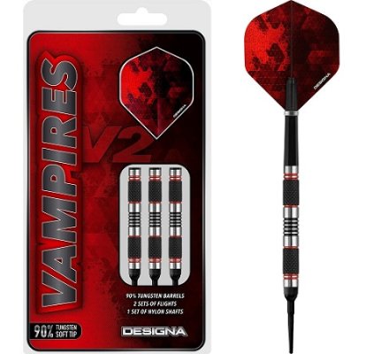 Fléchettes nylon Designa  Vampires M1 18 gr